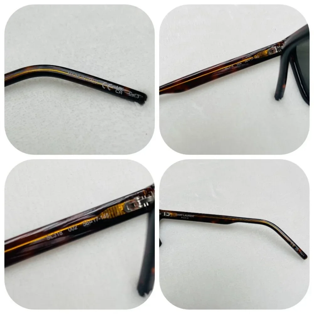 NEW Saint Laurent SL318 002 Wayfarer Sunglasses